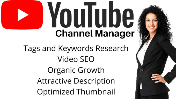 Gig Preview - Be your youtube channel manager