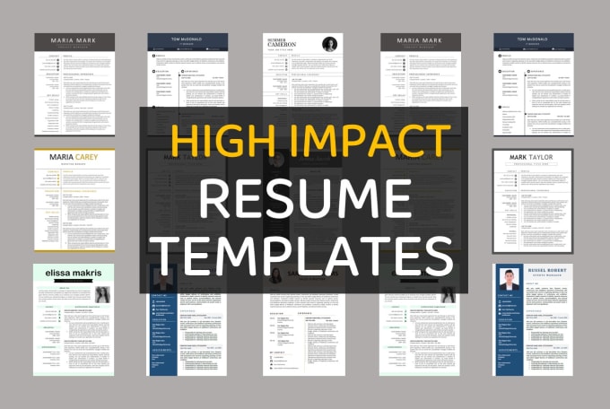 Gig Preview - Deliver professional resume, cv templates