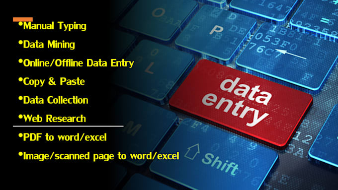 Bestseller - provide accurate and fast data entry services