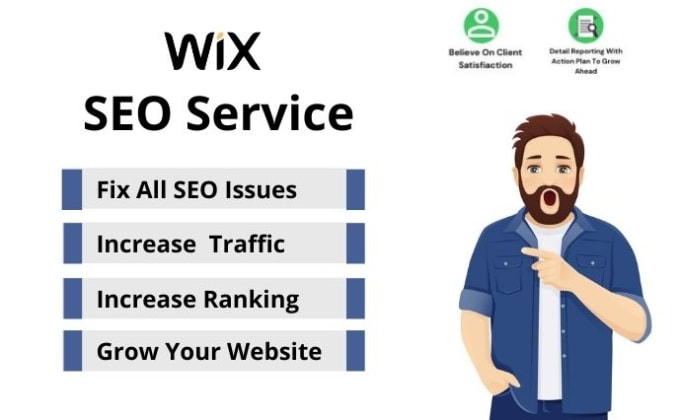 Gig Preview - Be your wix SEO expert for increase google ranking