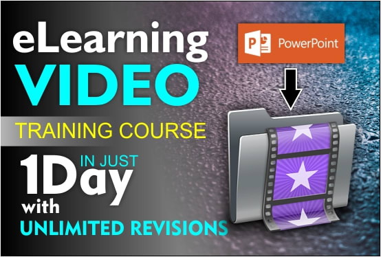 Gig Preview - Convert power point presentation into elearning video