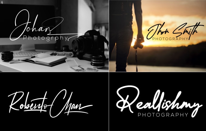 Gig Preview - Design signature logo for photography