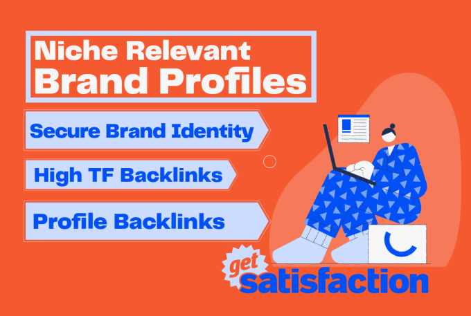 Gig Preview - Claim niche relevant brand profile name 100 high authority profile backlinks seo