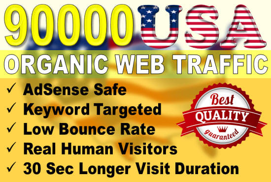 Bestseller - provide targeted USA web traffic