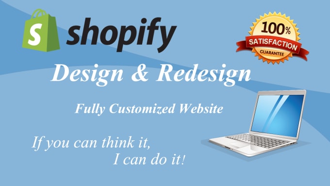 Gig Preview - Design and redesign shopify website