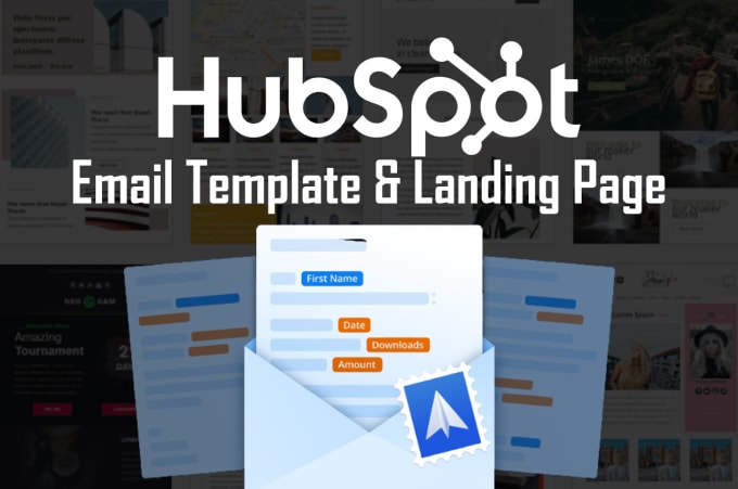 Gig Preview - Design hubspot email template and landing page