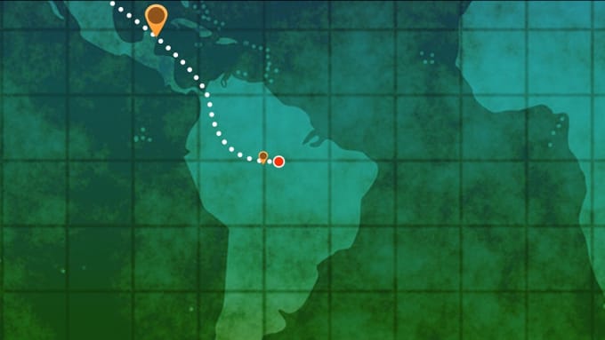 Gig Preview - Create travel map route animation and point your location