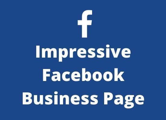 Gig Preview - Design impressive facebook business page