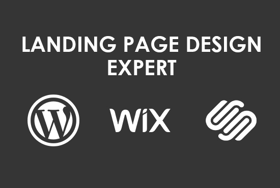 Gig Preview - Design the best landing page on squarespace, wix, wordpress