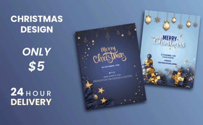 Gig Preview - Design amazing christmas,greeting or holiday card