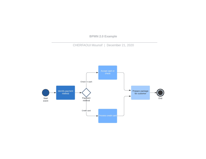 Gig Preview - Draw professional high quality bpmn 2 diagrams