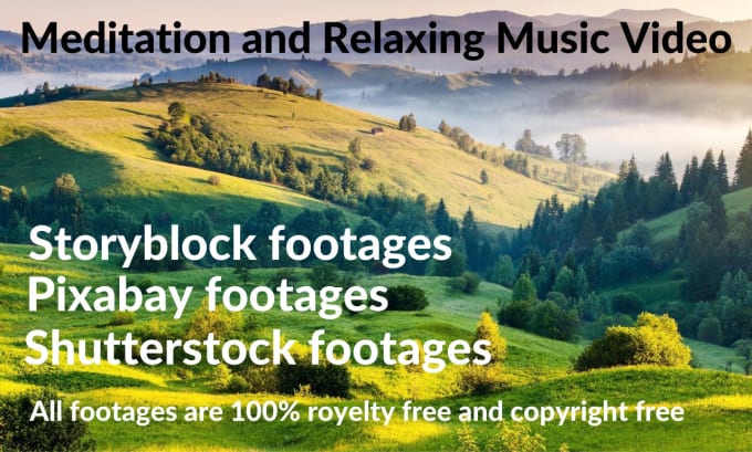 Gig Preview - Create HD meditation and relaxing music video