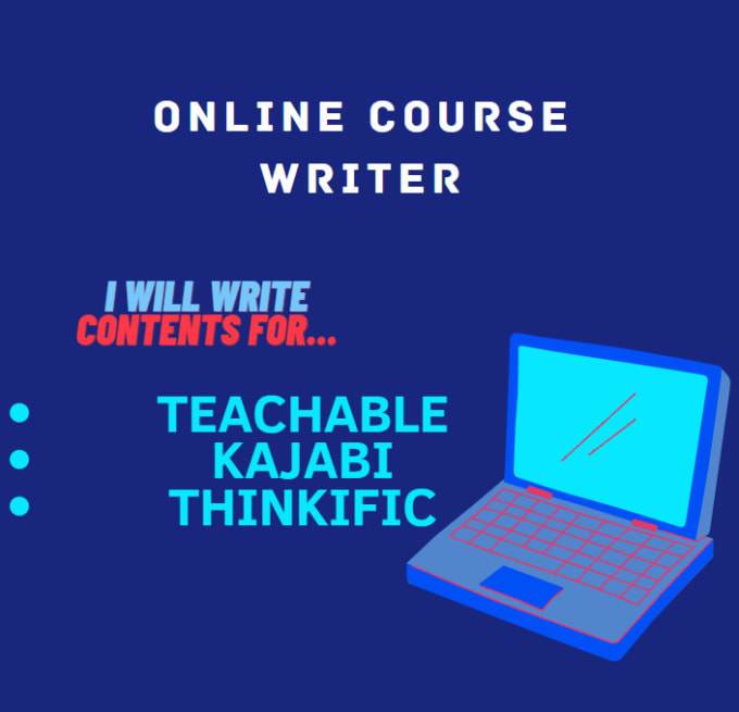 Gig Preview - Do teachable, thinkific, kajabi course, udemy video content