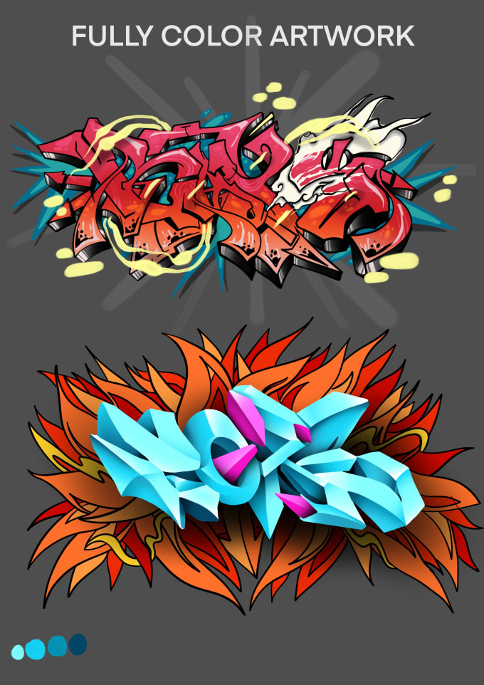 Gig Preview - Create a graffiti or charachter