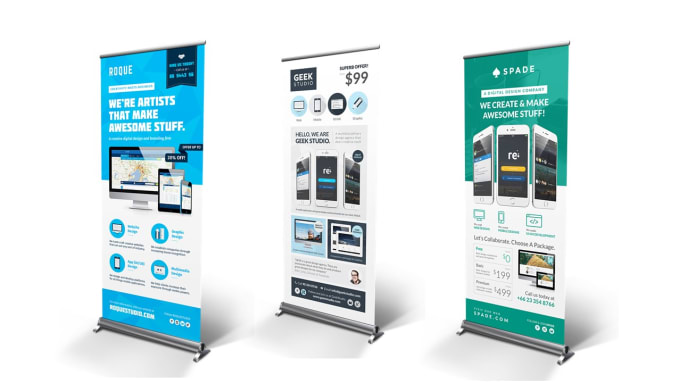 Gig Preview - Design professional roll up banner