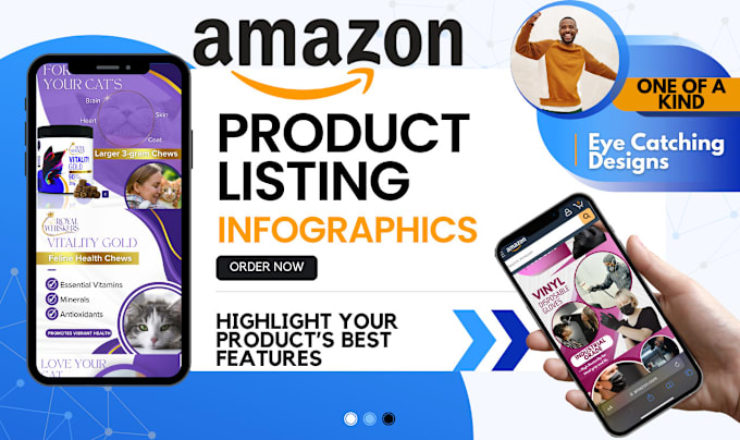 Gig Preview - Design high converting amazon product listing images