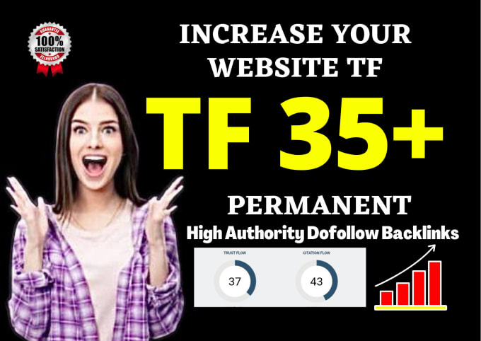 Gig Preview - Increase website url majestic trust flow tf 35 plus fast