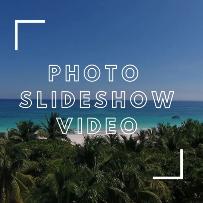 Gig Preview - Create an amazing photo slideshow video with your photos