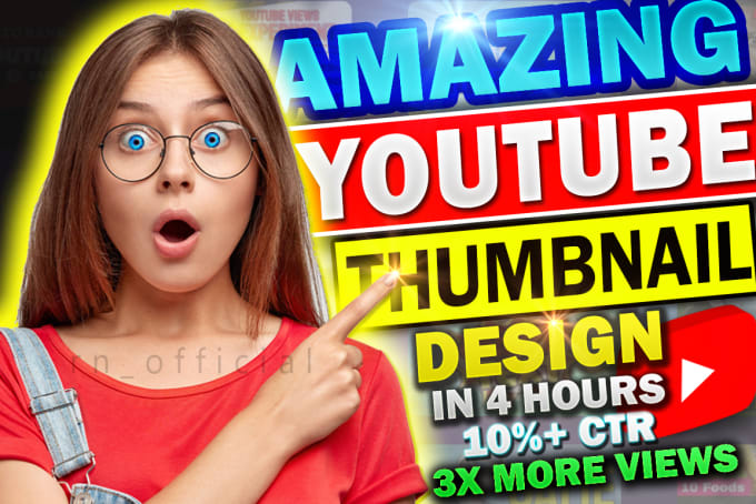 Gig Preview - Design youtube thumbnail in 6 hours