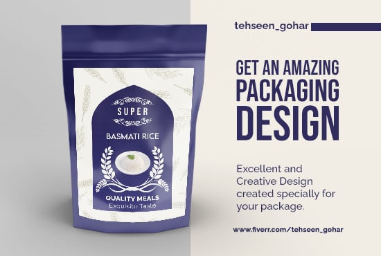 Gig Preview - Design packages and labels for your product