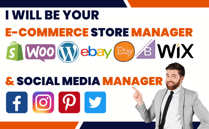 Bestseller - be your ecommerce store manager and social media manager