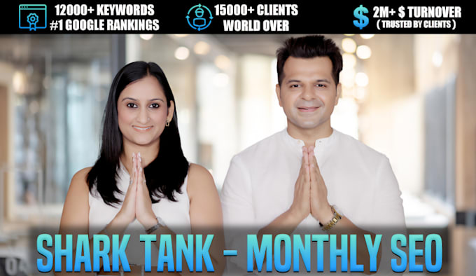 Gig Preview - Our agency will do complete monthly SEO service package with high quality backlinks