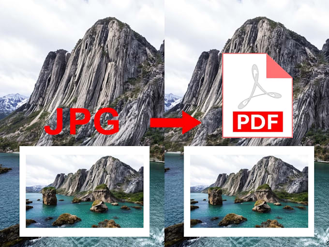 Gig Preview - Convert jpg to PDF and PDF to jpg quickly and reliably