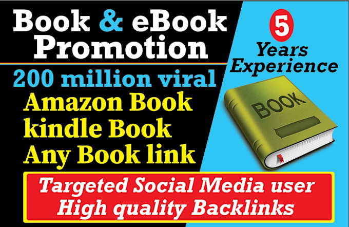 Gig Preview - Do viral amazon kindle book promotion, KDP advertising and ebook marketing