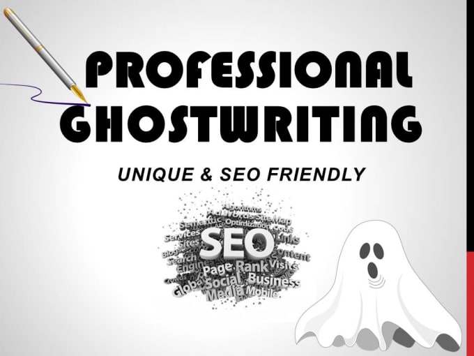 Gig Preview - Be your professional ghost writer