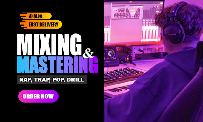 Gig Preview - Professional mix and master your rap and pop song