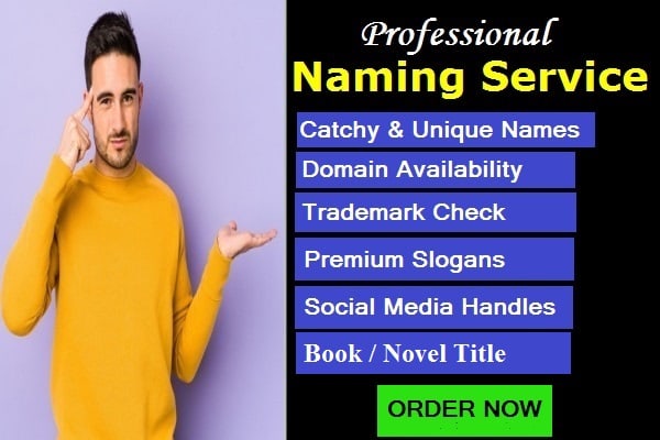 Bestseller - create business name ideas for brand,product,app,service,store,company or slogan