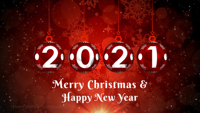 Gig Preview - Create new year and christmas greeting video in 24 hours