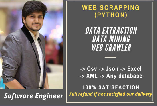 Bestseller - do web scraping, website scraping, web scraper, using python