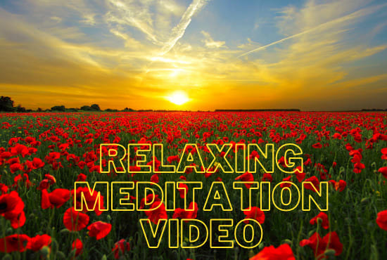 Gig Preview - Create 10 relaxing meditation music videos with thumbnail