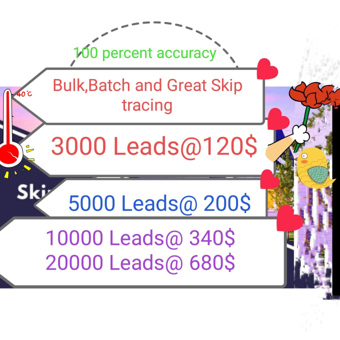 Gig Preview - Do bulk,batch and great skip tracing