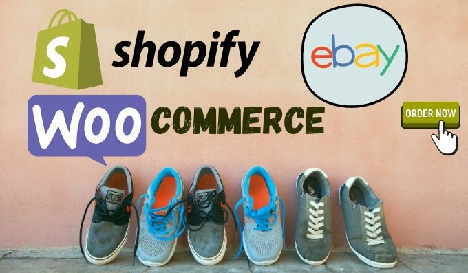 Gig Preview - Do product listing or upload products to shopify, ebay, woocommerce stores