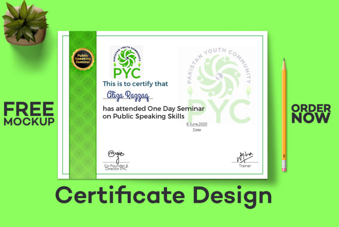 Gig Preview - Design professional diploma and custom certificate design