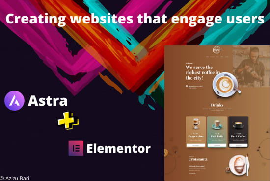 Bestseller - clone responsive wordpress website with elementor and astra