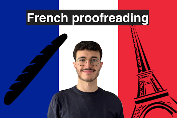 Gig Preview - Correct your french texts