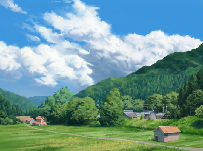 Bestseller - draw illustration, background, visual novel in anime or ghibli style