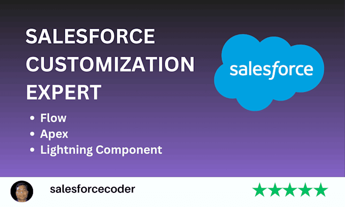 Gig Preview - Our agency will develop and customize salesforce lightning, lwc, flow, and apex solutions
