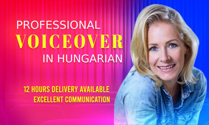 Gig Preview - Do professional voice over in hungarian