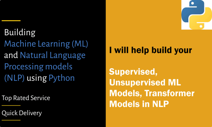 Gig Preview - Do machine learning, natural language processing  using python