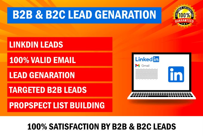 Gig Preview - B2b lead collection  prospect email list