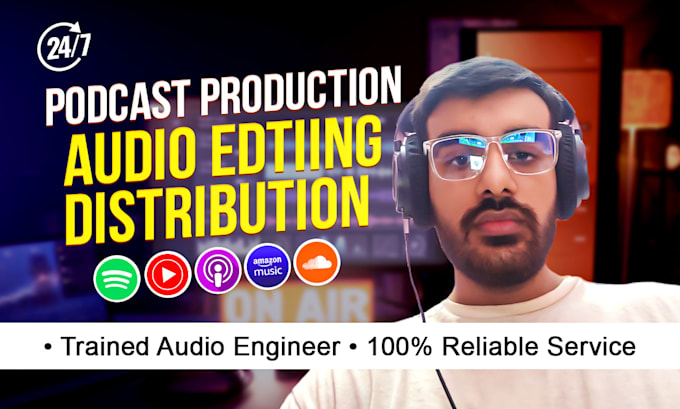 Bestseller - manage podcast production and audio editing