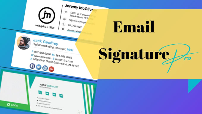 Gig Preview - Fix your email signature