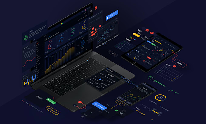 Bestseller - create an awesome dashboard web UI UX design, website UI design