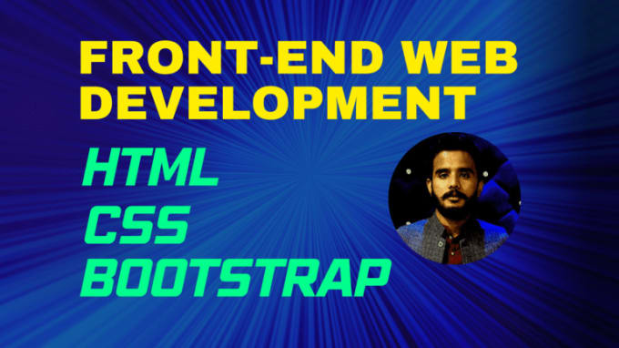 Gig Preview - Be your front end web developer using HTML, CSS tailwind, and js