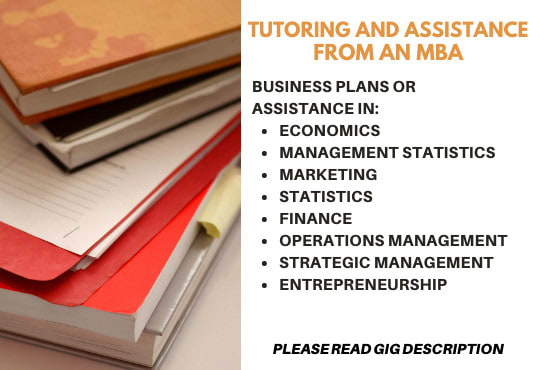 Gig Preview - Assist and tutor you in economics, marketing, statistics, and management