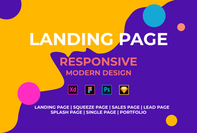 Gig Preview - Create responsive HTML landing page, sales page, squeeze page